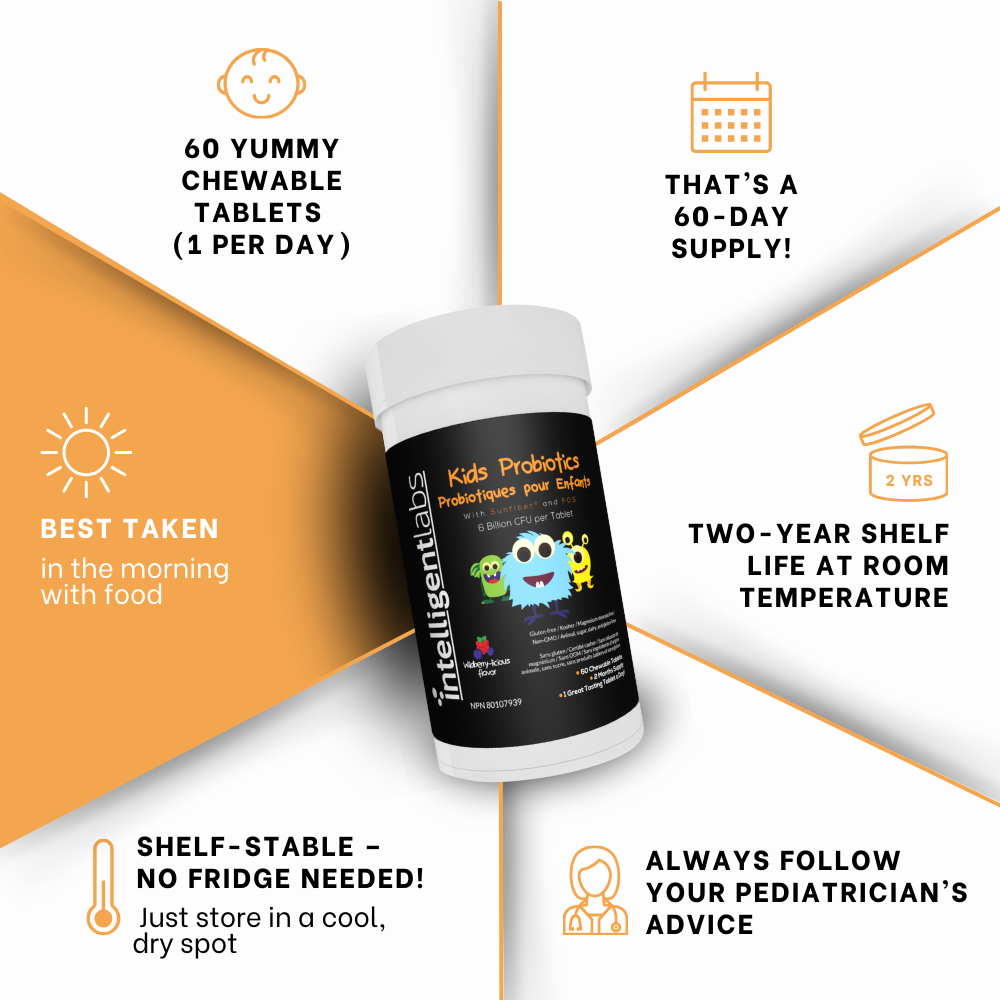 Kids Probiotics with Prebiotics - Intelligent Labs
