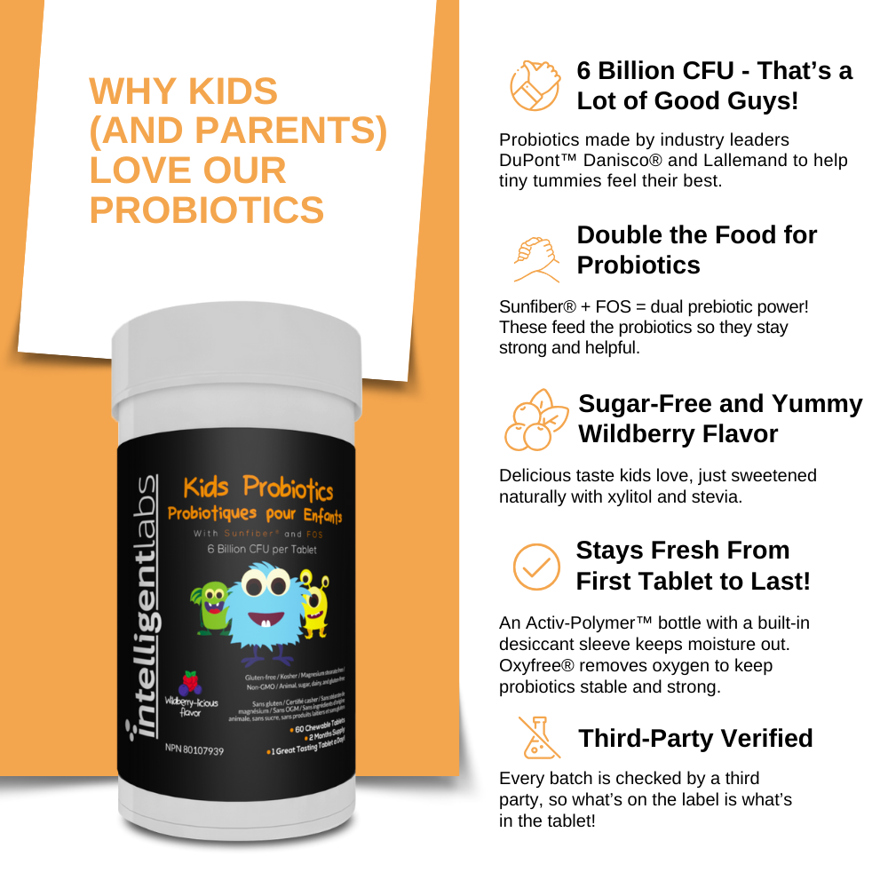 Kids Probiotics with Prebiotics - Intelligent Labs