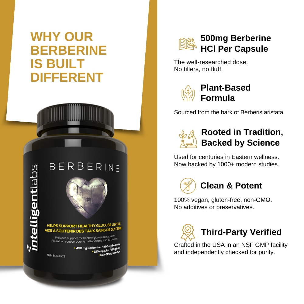Berberine HCL Plus - Intelligent Labs