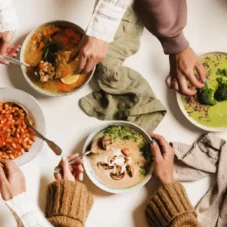 featured image for blog on how to debloat fast post-holidays
